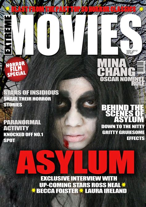 Vicki's A2 Media Blog: Horror Film Magazine Cover