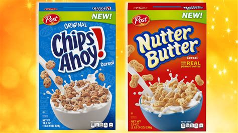 Cookies for breakfast! Nutter Butter and Chips Ahoy cereals debut at ...