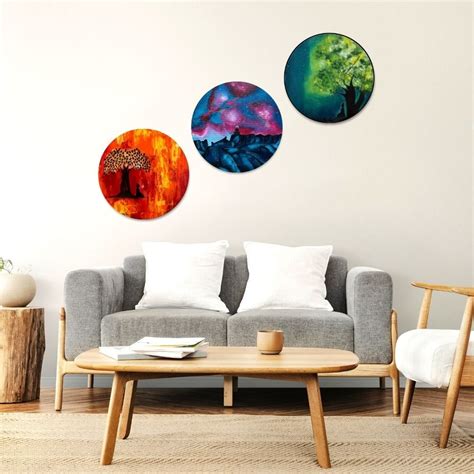 Meditation Round Painting Frame Set : Canvas Frame Sets Online