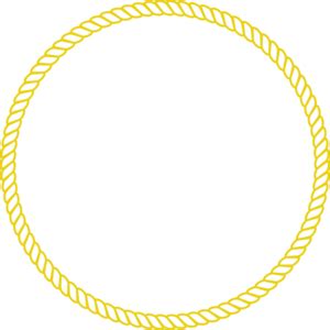 gold rope circle vector - Clip Art Library