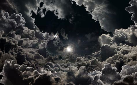 Cloudy Night Sky Wallpapers - Top Free Cloudy Night Sky Backgrounds - WallpaperAccess