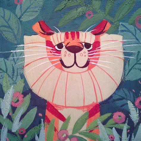 Daily Cat Drawings: Tiger Painting