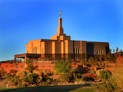 Snowflake, AZ : Mormon temple on Temple Hill in Snowflake, Arizona photo, picture, image ...