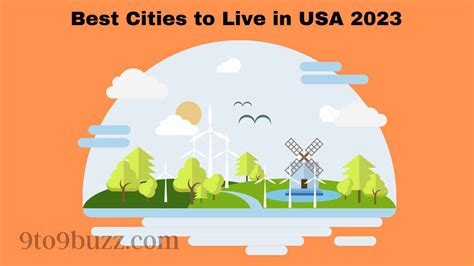 Best Cities to Live in USA 2023 - 9to9buzz