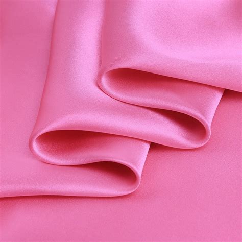 Sachet Pink Charmeuse Pure Silk Fabric for Fashion Apparel | YTFabric.com