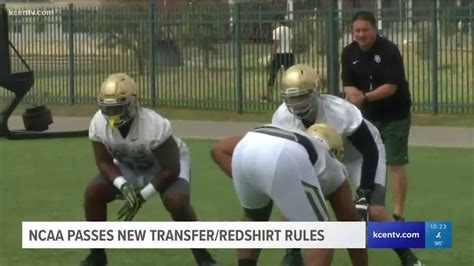 NCAA passes new transfer/redshirt rules - YouTube