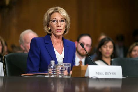 Betsy DeVos’s Nomination for Education Secretary Clears Committee - The ...