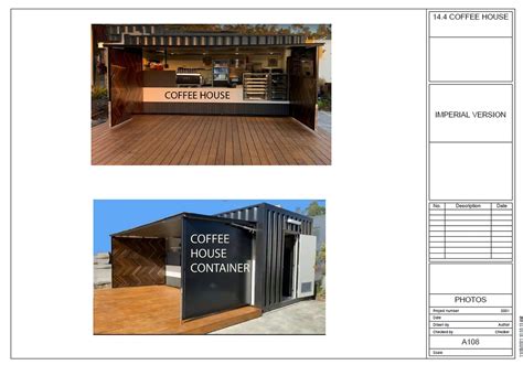 Shipping Container Coffee House Plans Transportable Container Coffee ...