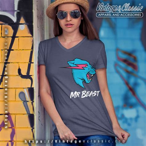 Mr Beast Merch Mr Beast Full Logo Shirt - Vintagenclassic Tee