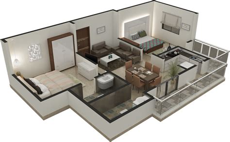 Download 3d Floor Plan Design Services - Living Room Isometric View ...