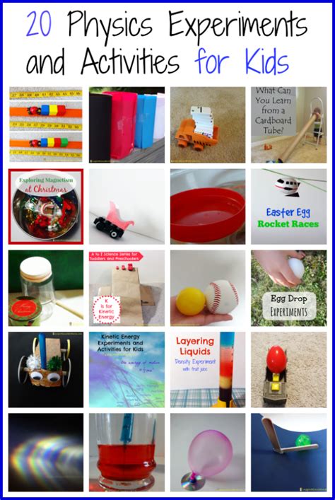 20 Preschool Physics Experiments and Activities | Inspiration Laboratories