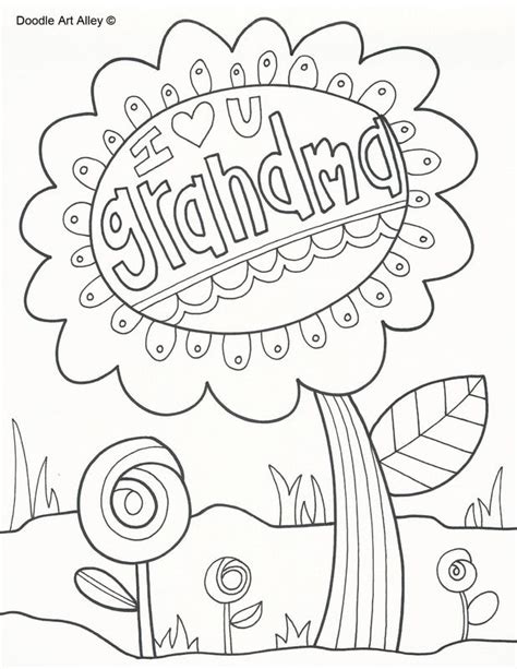 All kinds of printable coloring pages | Birthday coloring pages, Mothers day coloring pages ...