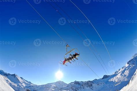 Ski lift view 11594646 Stock Photo at Vecteezy