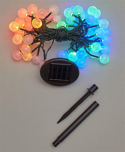 50-bulb Solar String Lights Festive Ambiance Colorful Led | Etsy