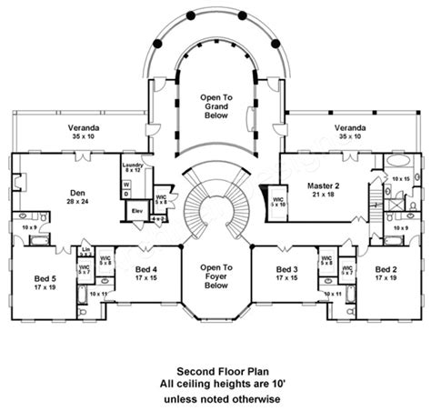 Doneraile Court House Plan - Doneraile Court House Plan Second Floor ...