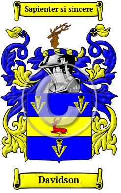 Davidson Name Meaning, Family History, Family Crest & Coats of Arms