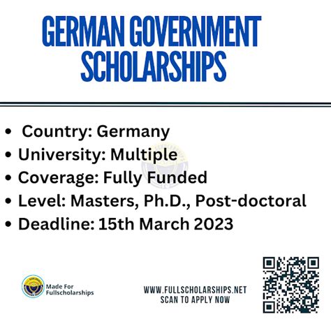 Fully Funded German Government Scholarships Without IELTS - Classpawa ...