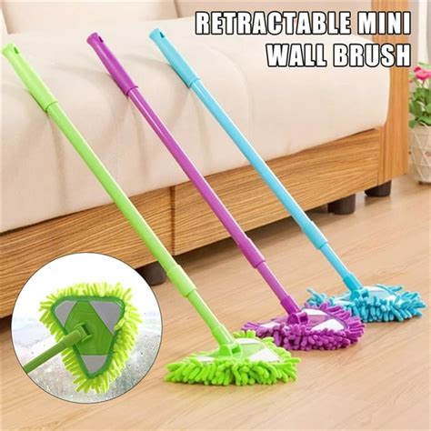 Multifunctional Mini Mop Scalable Dust Floor Cleaning Mop Car Kitchen Cleaning Duster Tools 180 ...