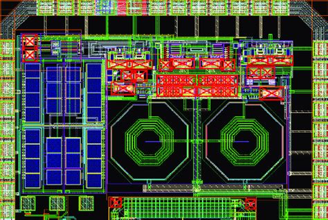 Layout of the proposed design with a total chip area of 0.8 mm 2... | Download Scientific Diagram