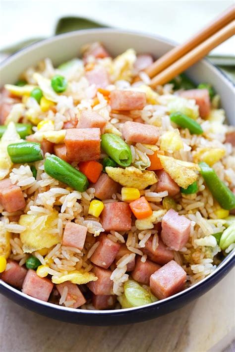 Spam Fried Rice (Best Homemade Recipe) - Rasa Malaysia