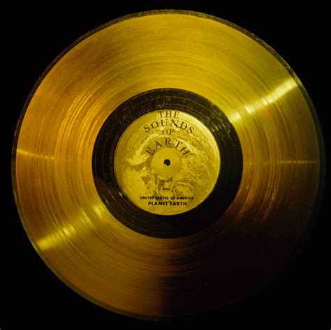 The Voyager Golden Record, Cover of the Voyager Golden Record, The golden record's location on ...