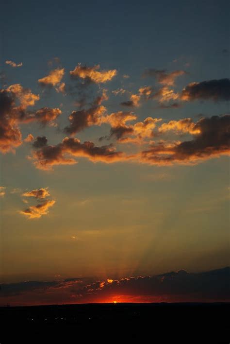 Free stock photo of clouds, orange sky, south africa