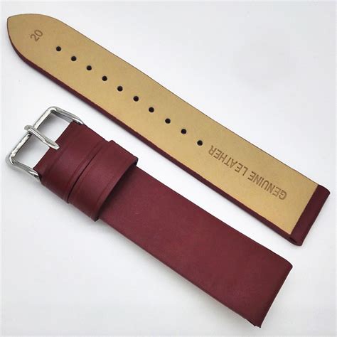 Womens Mens Soft Genuine Leather Watch Band Strap Wristwatch Bands 18mm 20mm | eBay