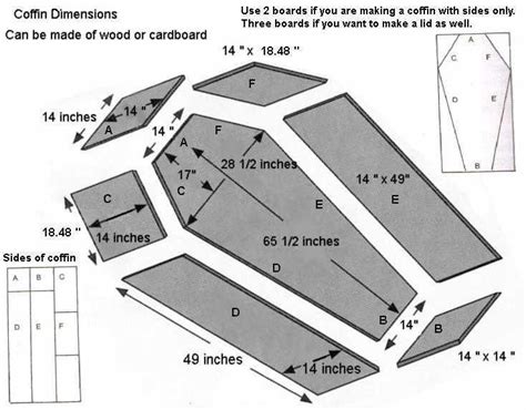 Make Your Own Coffin For Halloween! It's not too difficult to make a coffin out of cardboard ...