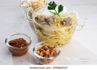 Mie Bakso Popular Indonesian Comfort Street Stock Photo 1994842517 ...