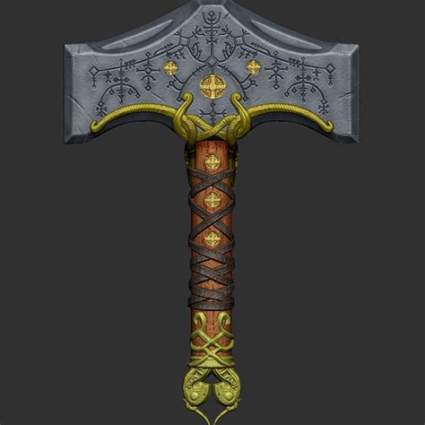 CO3D - Mjolnir - Thor God of War Ragnarok