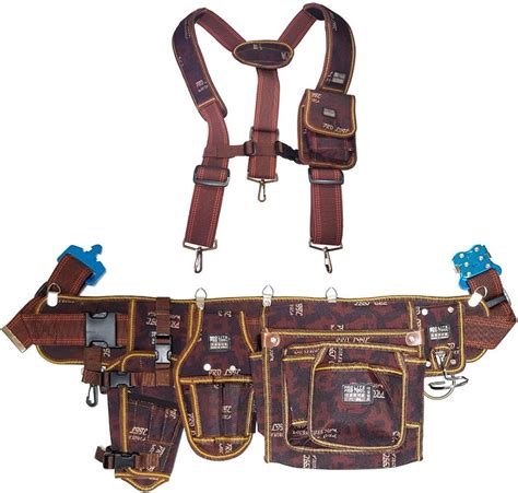 Tool Pouch Bag Belt Suspenders Electrician Maintenance Carpenter ...