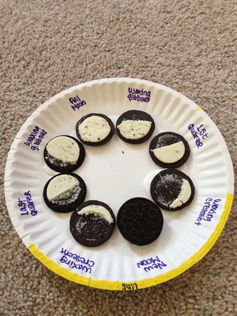 Oreo Moon Phases | Oreo moon phases, Moon science, Homeschool crafts