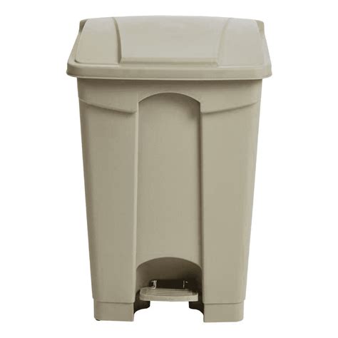 Jantex Kitchen Pedal Bin Beige (3 Sizes) | School Catering Equipment