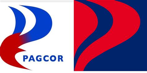 Parang pamilyar? Netizens questions similarity of PAGCOR's new logo to an oil company