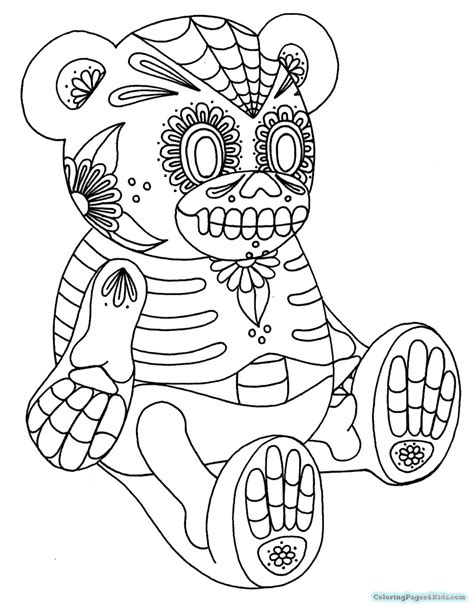 Sugar Skull Free Coloring Pages at NETJOSEBLOG Blog