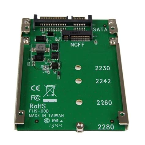 StarTech M.2 NGFF SSD to 2.5in SATA Adapter Converter - SAT32M225 | Mwave.com.au