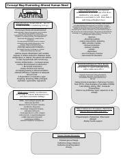 Asthma -Concept Map.pdf - Concept Map Illustrating Altered Human Need Disease Name Asthma ...