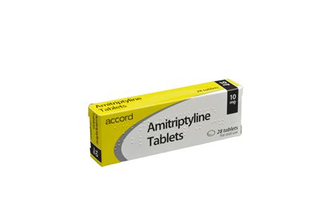 Amitriptyline Tablets 10mg 28s - McDowell Pharmaceuticals