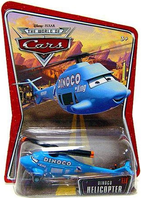 Disney Pixar Cars The World of Cars Series 1 Dinoco Helicopter 155 Diecast Car Mattel Toys - ToyWiz