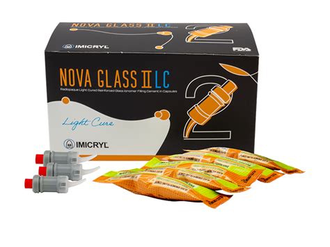 NOVA GLASS II LC - Glass Ionomer Cements - Imicryl Dental