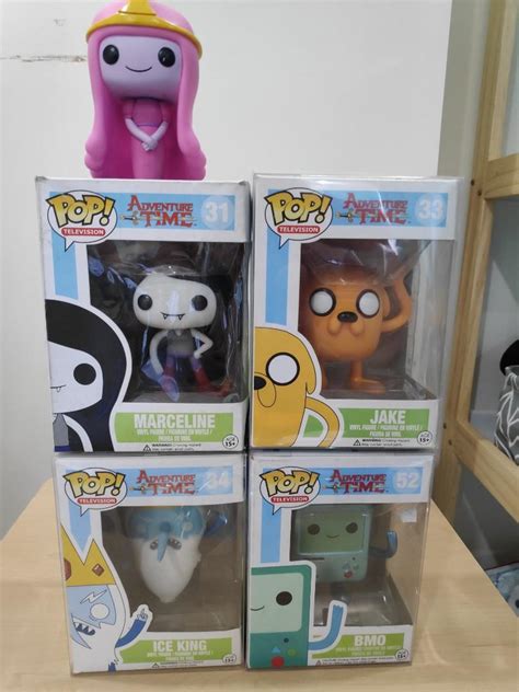 Adventure Time Funko pop! Jake, Princess Bubblegum, Marcelime, Metallic ...