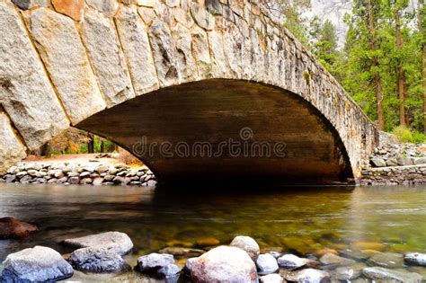 Bridge Over the Merced River Stock Photo - Image of outdoor, bridge: 7483028