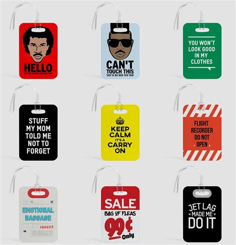 These Funny Luggage Tags Stand Out on the Baggage Carousel