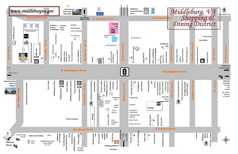 Map of Downtown Middleburg | Middleburg, VA