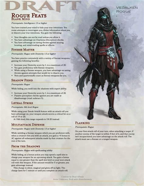 Pin by David Colton on D&d dungeons and dragons | Dnd feats, Dnd dragons, Dnd classes