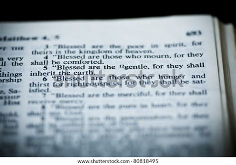 New American Standard Bible Open Matthew Stock Photo 80818495 | Shutterstock