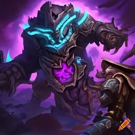 Image of a void destroyer in hearthstone-style artwork
