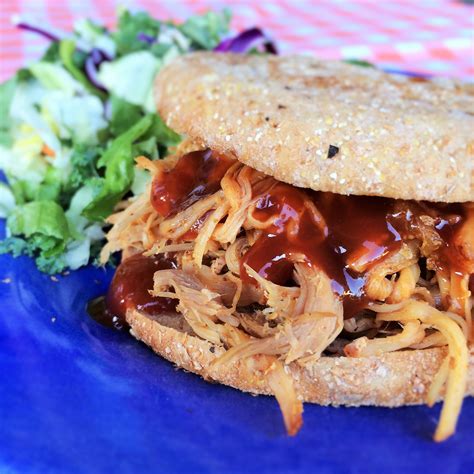 Easy Slow Cooker Pulled Pork with Tangy BBQ Sauce – Karen Mangum Nutrition