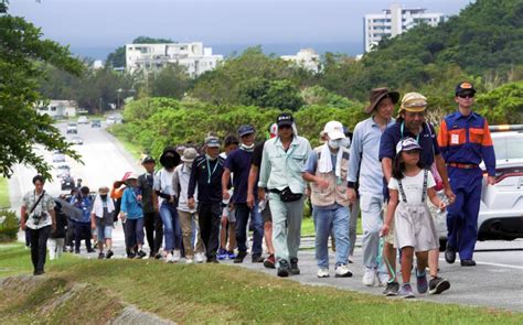 Air Force base on Okinawa opens gates for first tsunami evacuation drill in 5 years | Stars and ...