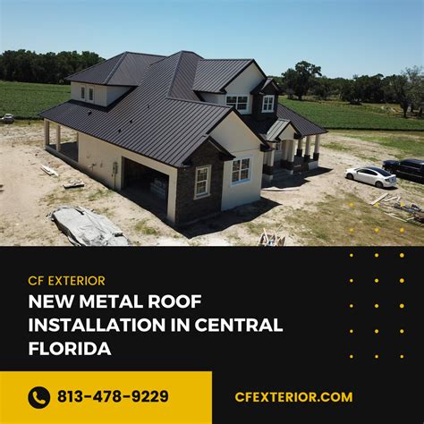 New Metal Roof Installation - Central Florida Exterior Inc.